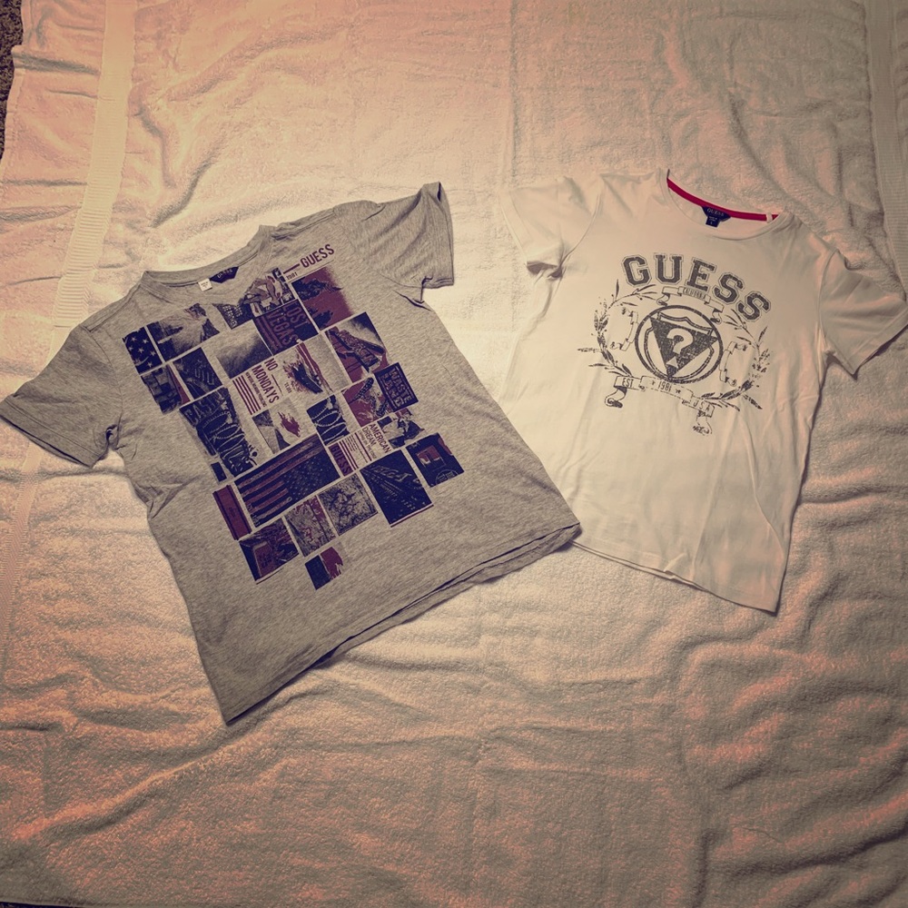 2 Large Guess shirts for boys